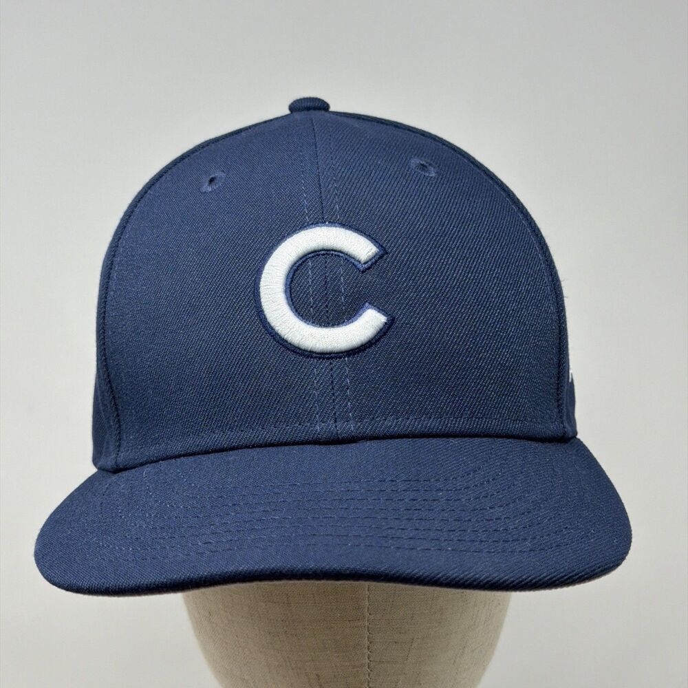 Chicago Cubs New Era 59FIFTY Fitted Hat 7 3/8 Navy Blue MLB Cap